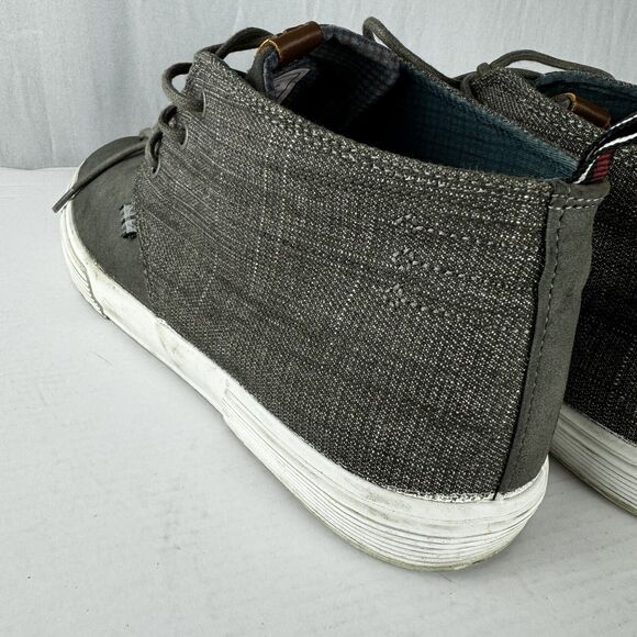 Ben Sherman Men’s Casual Sneakers Size 11, Grey Fabric/PU Upper, Trendy Design - Picture 2 of 16
